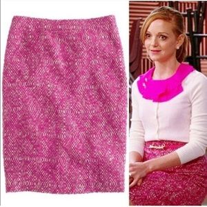 J. Crew No.2 Pencil Skirt (Pink - ASO Emma in Glee)